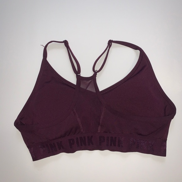 Maroon Sports Bra - Picture 2 of 6